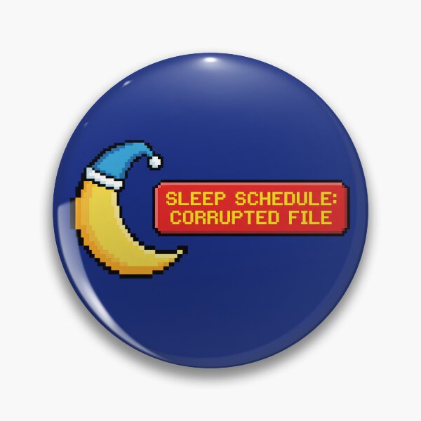 Item preview, SLEEP SCHEDULE: CORRUPTED FILE designed and sold by BRIGHT BITS BOUTIQUE.