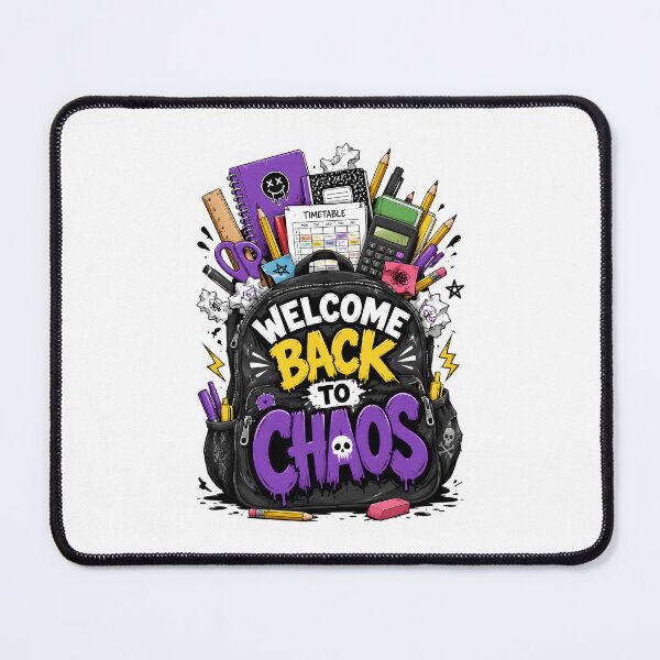 Item preview, Back To School Chaos Backpack Cartoon designed and sold by Artmares.