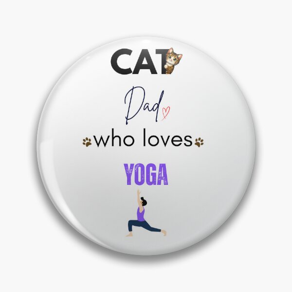 Item preview, Cat Dad Who Loves Yoga designed and sold by PawFitt.