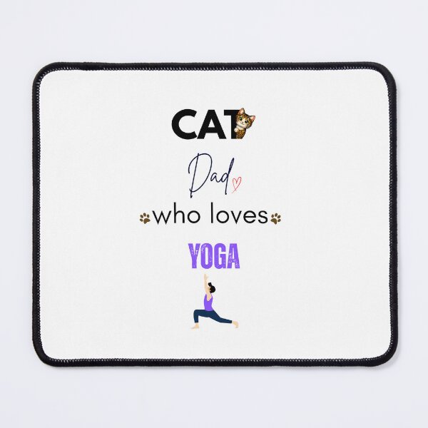 Item preview, Cat Dad Who Loves Yoga designed and sold by PawFitt.