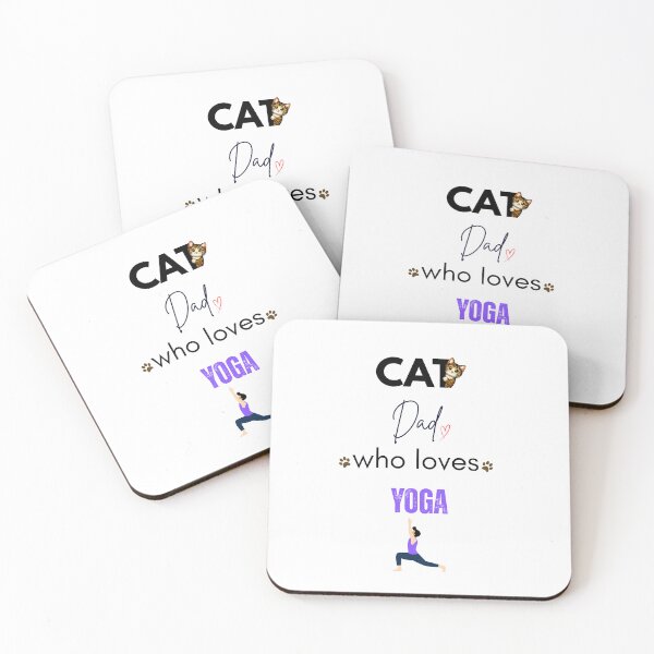 Item preview, Cat Dad Who Loves Yoga designed and sold by PawFitt.