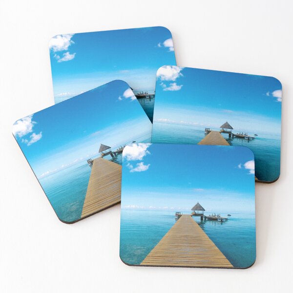 Item preview, Tahiti Boat Dock Photo Art  designed and sold by DEC02.