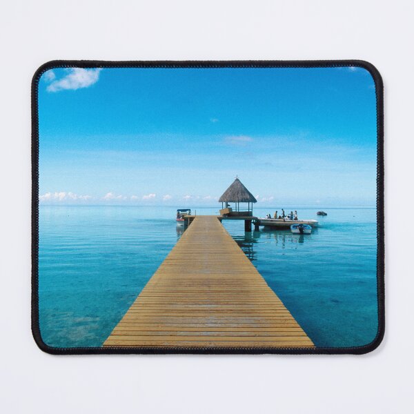 Item preview, Tahiti Boat Dock Photo Art  designed and sold by DEC02.