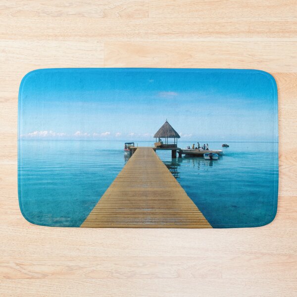 Item preview, Tahiti Boat Dock Photo Art  designed and sold by DEC02.