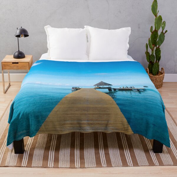 Item preview, Tahiti Boat Dock Photo Art designed and sold by DEC02.
