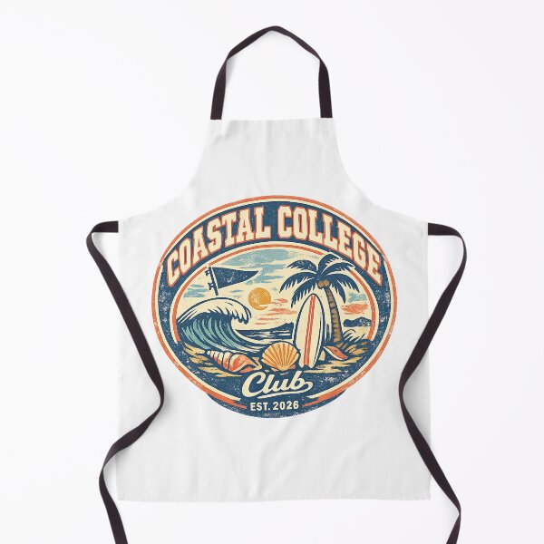 Item preview, Coastal College Club Vintage Surf Est 2026 Retro Beach designed and sold by SdForce.