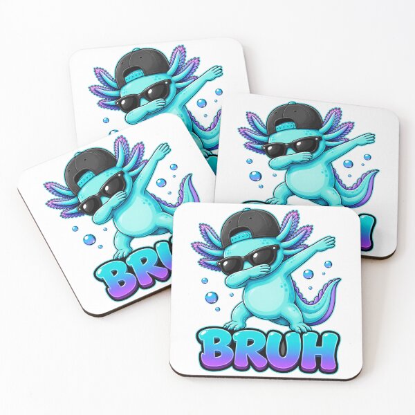 Item preview, Bruh Dabbing Axolotl Funny Cool Axolotl Meme Cute Amphibian Humor designed and sold by 76Valeria.