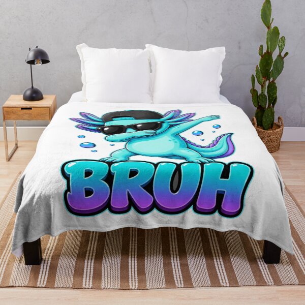 Item preview, Bruh Dabbing Axolotl Funny Cool Axolotl Meme Cute Amphibian Humor designed and sold by 76Valeria.