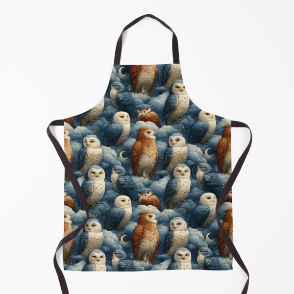 Item preview, Vintage Celestial Owl Moon Cloud Pattern By Moose Disco designed and sold by MooseDisco.
