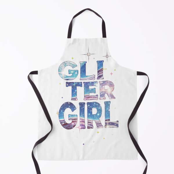 Item preview, Glitter Girl- Cosmic Galaxy Typography and Stars designed and sold by LC&LCPlatform.