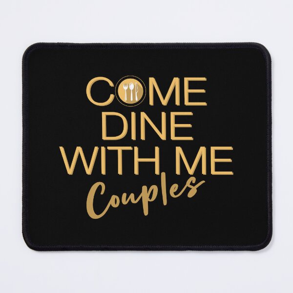 Item preview, Come Dine With Me…Couples II (Yellow on Black) designed and sold by PawsitiveMum3.