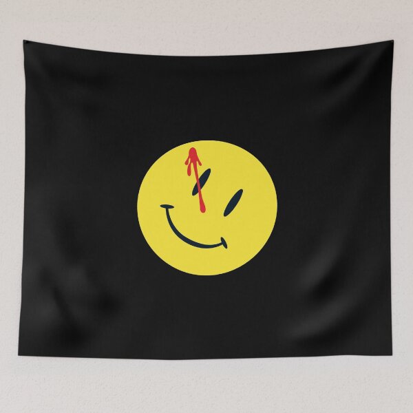Item preview, The Watchmen Smiley Face designed and sold by blacksnowcomics.