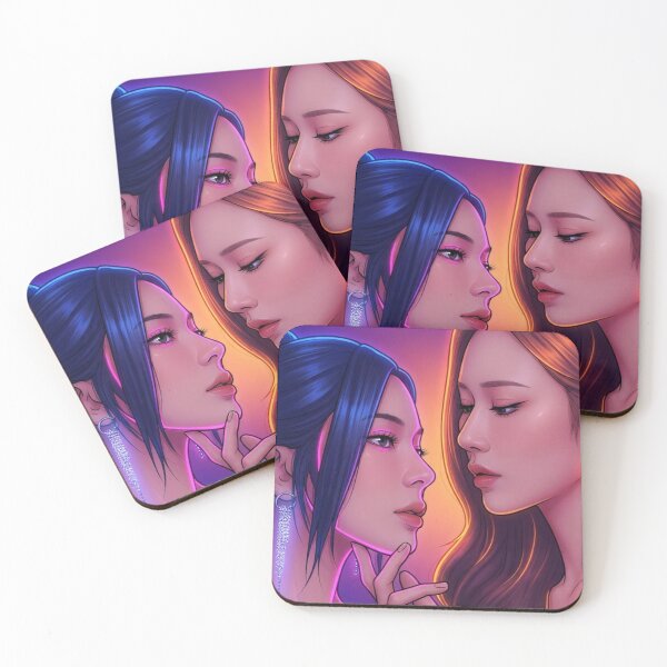 Item preview, KJ Soul Kiss Neon Thai GL Lgbtq+ Comic Book Art Home Wall Decor Print Poster Pride TV Series Movie  designed and sold by Mind Space.