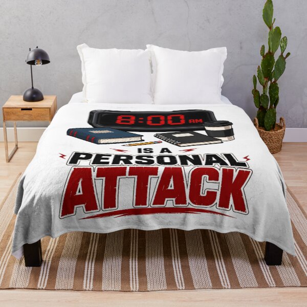 Item preview, 8AM School Alarm Clock Personal Attack designed and sold by Artmares.