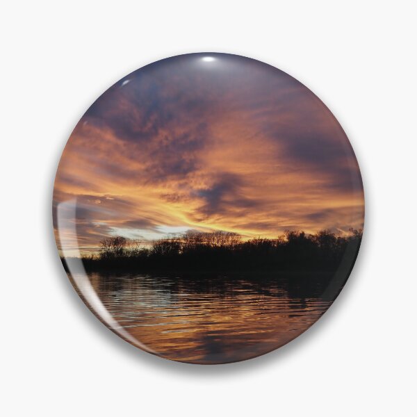 Item preview, An evening spent kayaking ended with a sunset that looked like fire reflecting off the water. designed and sold by South 500 Photography.