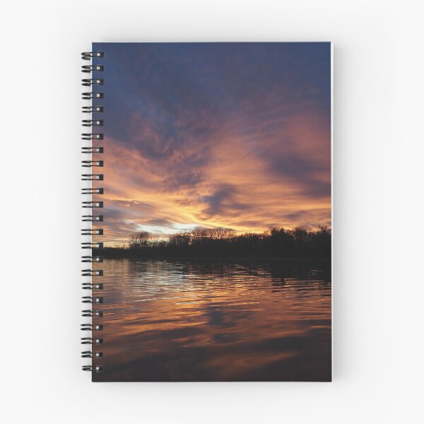Item preview, An evening spent kayaking ended with a sunset that looked like fire reflecting off the water. designed and sold by South 500 Photography.