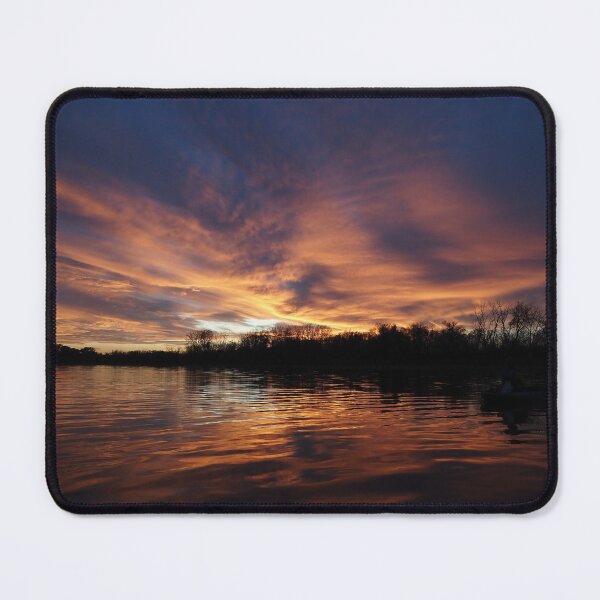 Item preview, An evening spent kayaking ended with a sunset that looked like fire reflecting off the water. designed and sold by South 500 Photography.