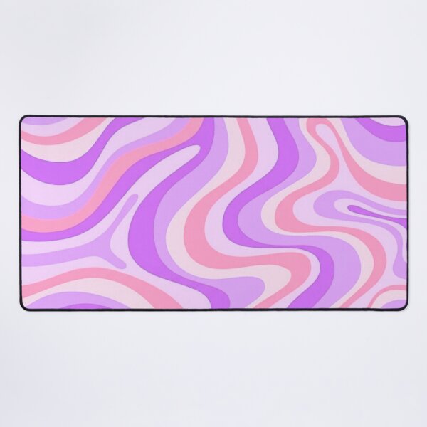 Item preview, Liquid Swirl Retro Abstract in purple tones, Cream, and White designed and sold by Differenceee.