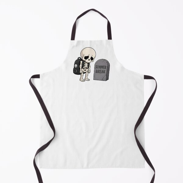 Item preview, Summer Break Gravestone Skeleton School Cartoon designed and sold by Artmares.