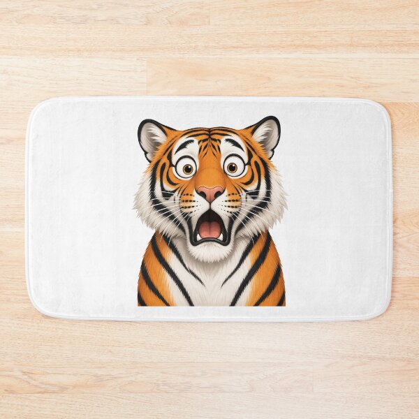 Item preview, Shocked Tiger Face – Funny Animal Gift designed and sold by Wenvilgrace.
