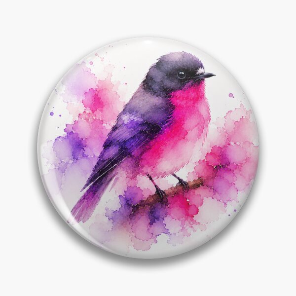 Item preview, Australian Pink Robin designed and sold by PurrfectWhisper.
