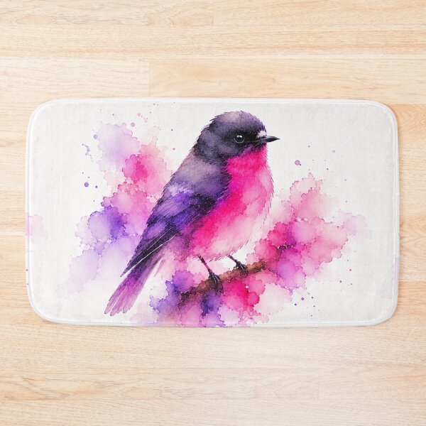 Item preview, Australian Pink Robin designed and sold by PurrfectWhisper.