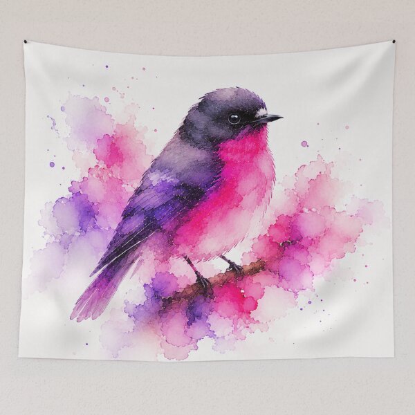 Item preview, Australian Pink Robin designed and sold by PurrfectWhisper.
