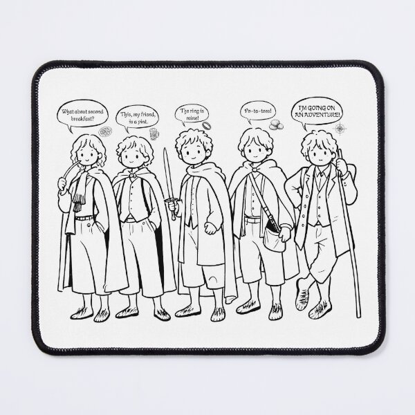 Item preview, Cartoonified - The Hobbits designed and sold by Cartoonifying.