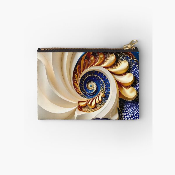 Item preview, Intricate Spiral Design in Blue and Gold designed and sold by Vicky Brago-Mitchell®.