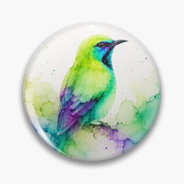 Item preview, Green Honeycreeper designed and sold by PurrfectWhisper.