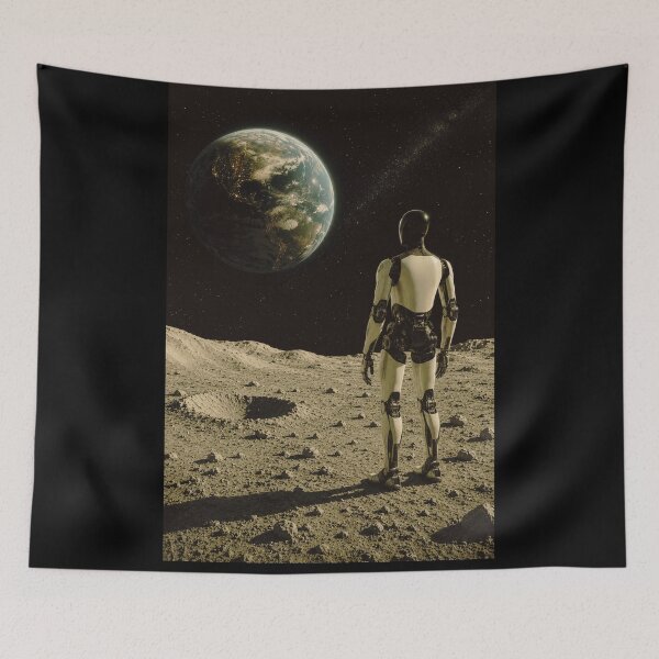 Item preview, YR2147 – Futuristic Robots & Space Exploration designed and sold by TEEJAMBOREE.