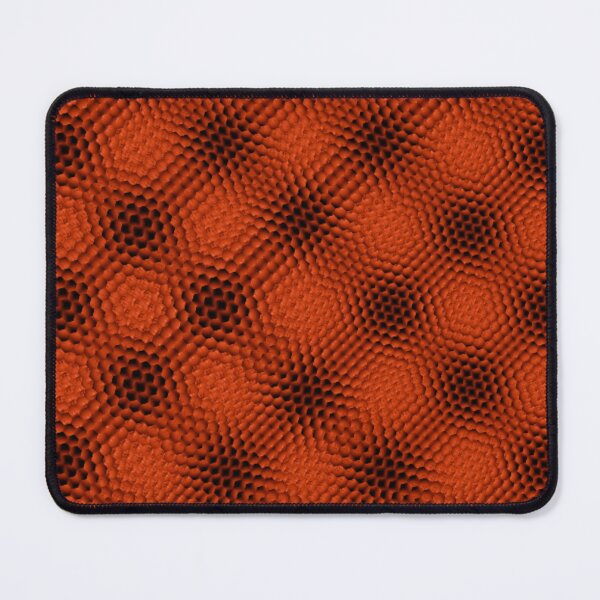 Item preview, Honeycomb Tangerine Pattern designed and sold by Shy Fractal Designs.