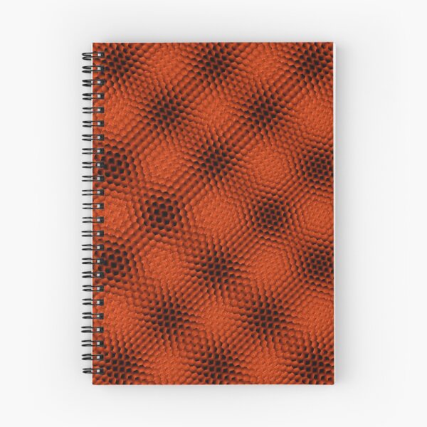 Item preview, Honeycomb Tangerine Pattern designed and sold by Shy Fractal Designs.