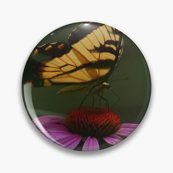 Item preview, A stunning Eastern Tiger Swallowtail alights on the top of an echinacea flower.  designed and sold by South 500 Photography.