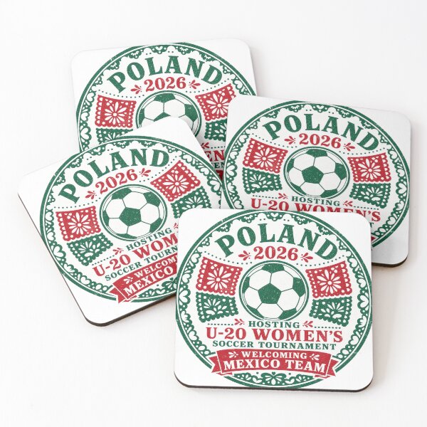 Item preview, Poland 2026 Soccer Tournament badge Welcoming The Mexico Team designed and sold by BrickByDream.