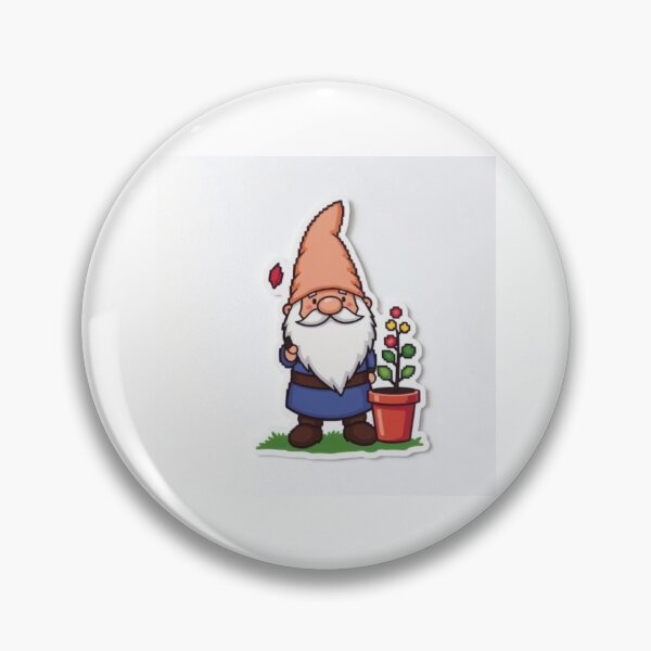 Item preview, Stray Pixel Garden Gnome designed and sold by One More Run.