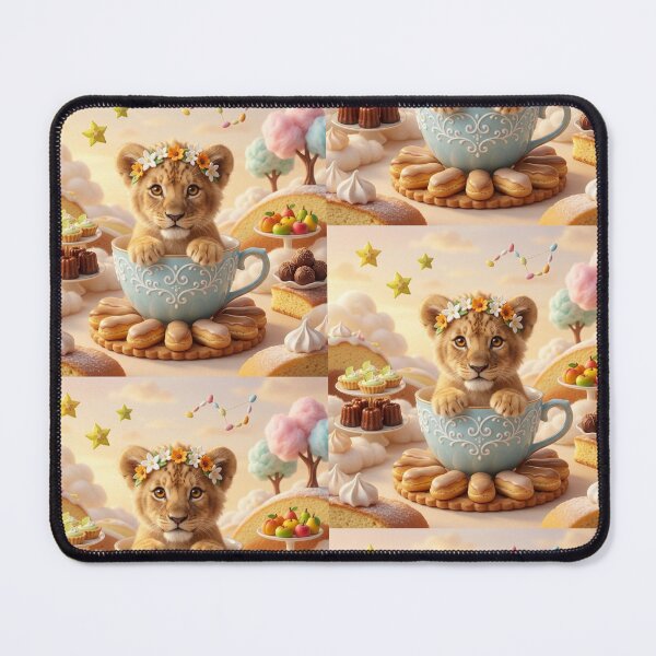 Item preview, The Magical Lion Cub in a Sweet Fantasy World. designed and sold by JoyNest = "The nest of joy".