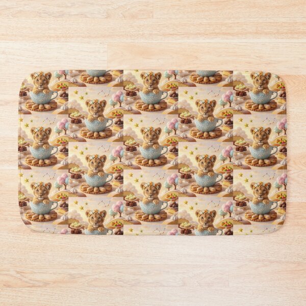 Item preview, The Magical Lion Cub in a Sweet Fantasy World. designed and sold by JoyNest = "The nest of joy".