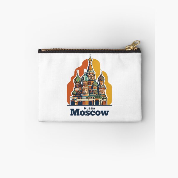 Item preview, Moscow Saint Basils Cathedral Bold Retro Graphic Art designed and sold by Inkworksbyshery.