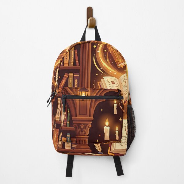 Item preview, Magical Library of Spellbooks - Dark Academia Floating Grimoires Art designed and sold by KreonaTime.