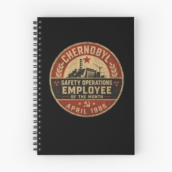 Item preview, Chernobyl Safety Operations Employee Of The Month 1986 Vintage Badge designed and sold by Stylecombinator.