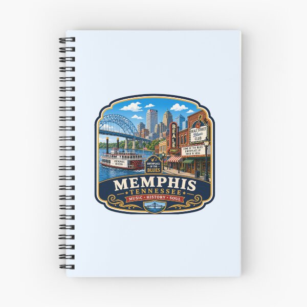 Item preview, Memphis, Tennessee - Beale Street Blues & Riverboat designed and sold by Myra365Art.