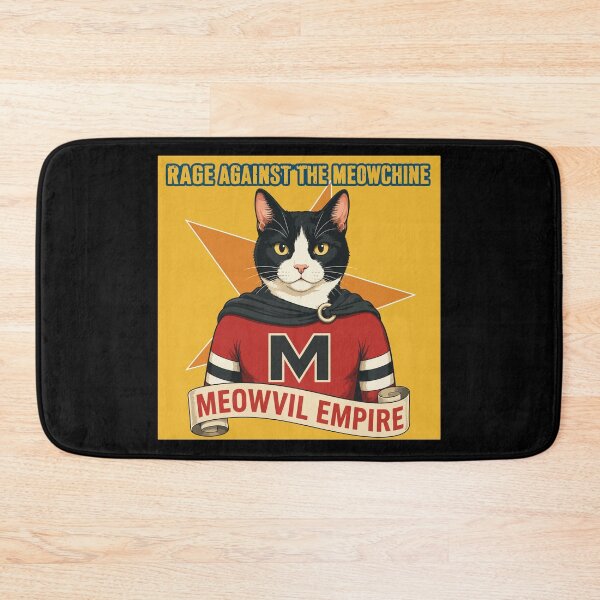 Item preview, Rage Against The Meowchine- Meowvil Empire designed and sold by GhoulishGraphX.