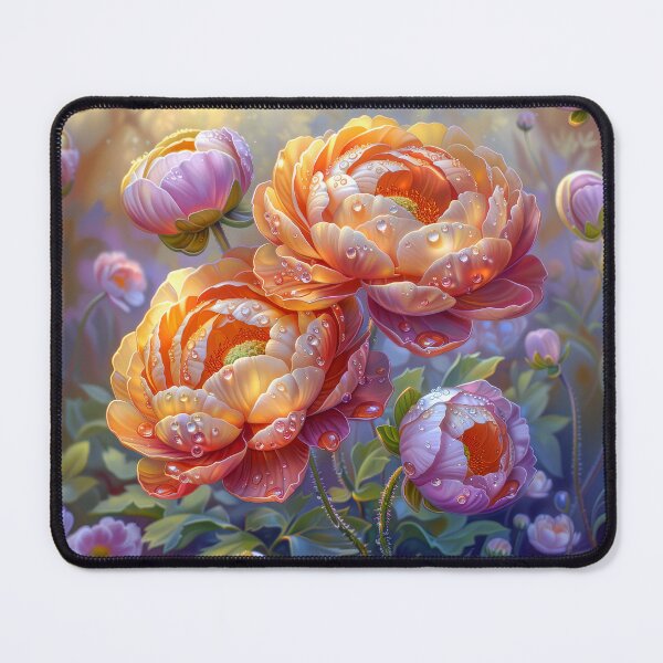 Item preview, Peony Flowers Botanical Art designed and sold by MargaretWiktor.