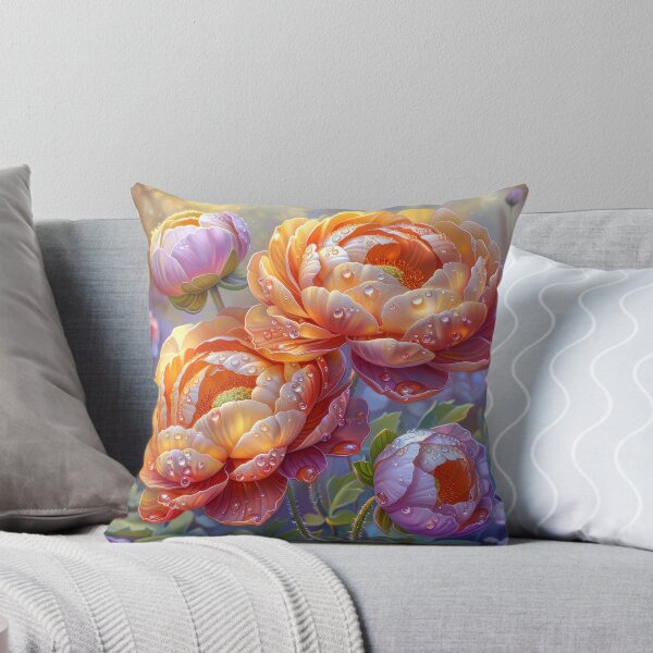Item preview, Peony Flowers Botanical Art designed and sold by MargaretWiktor.