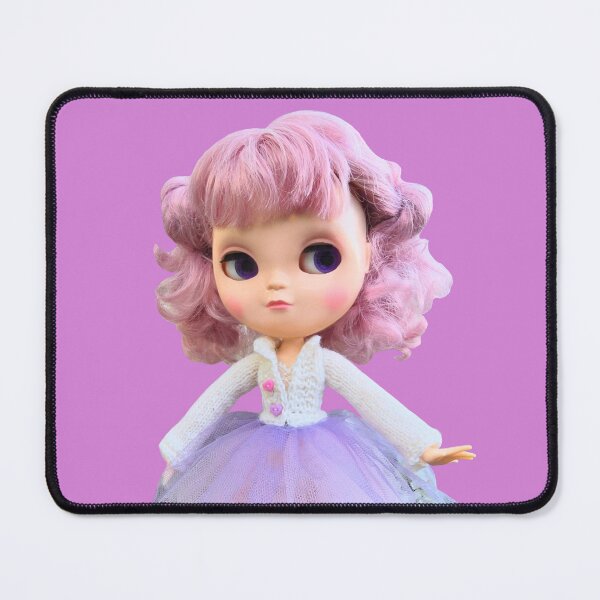 Item preview, Kawaii Pink Haired Doll - Pastel Goth Lavender Fairy Aesthetic designed and sold by Skayana.