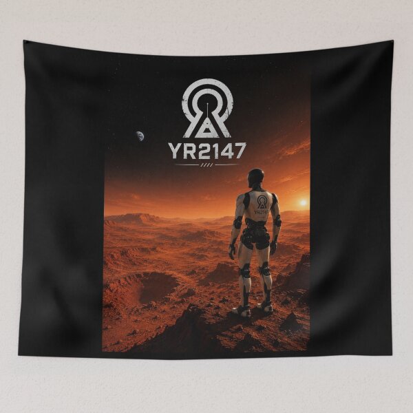 Item preview, YR2147 – Futuristic Robots & Space Exploration designed and sold by TEEJAMBOREE.