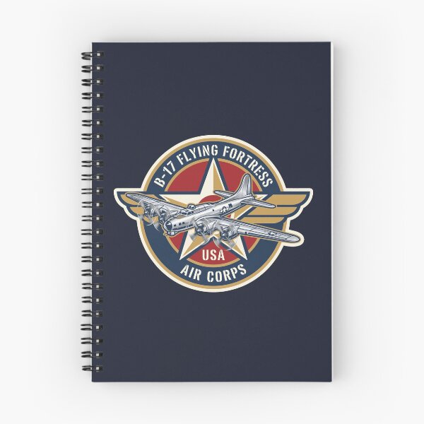 Item preview, B-17 Flying Fortress USA Air Corps WW2 Vintage Military Emblem designed and sold by KiwiRider.