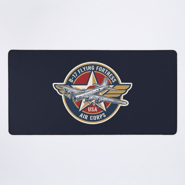 Item preview, B-17 Flying Fortress USA Air Corps WW2 Vintage Military Emblem designed and sold by KiwiRider.