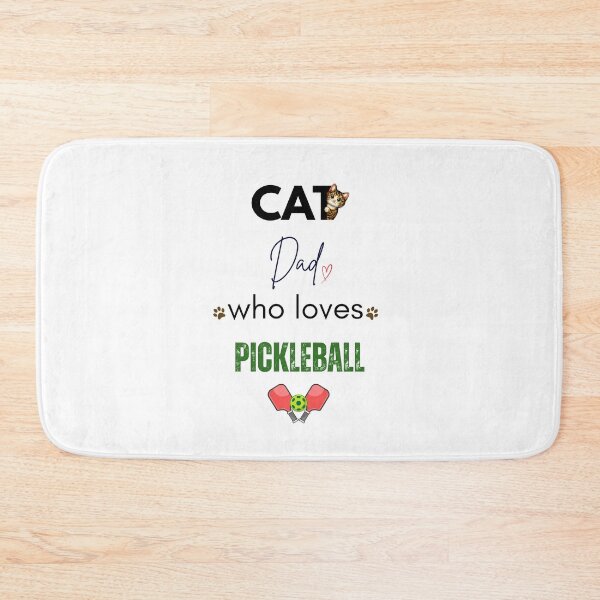 Item preview, Cat Dad Who Loves Pickleball designed and sold by PawFitt.
